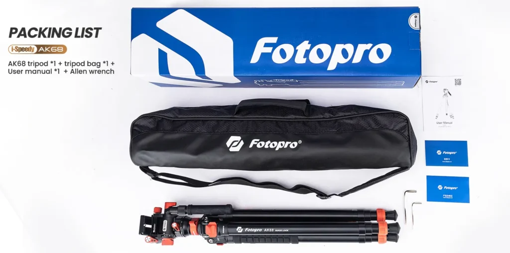 Fotopro iSpeedy AK68 Video Tripod 