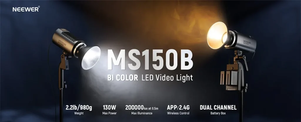 NEEWER MS150B 130W Bi-Color LED Video Light